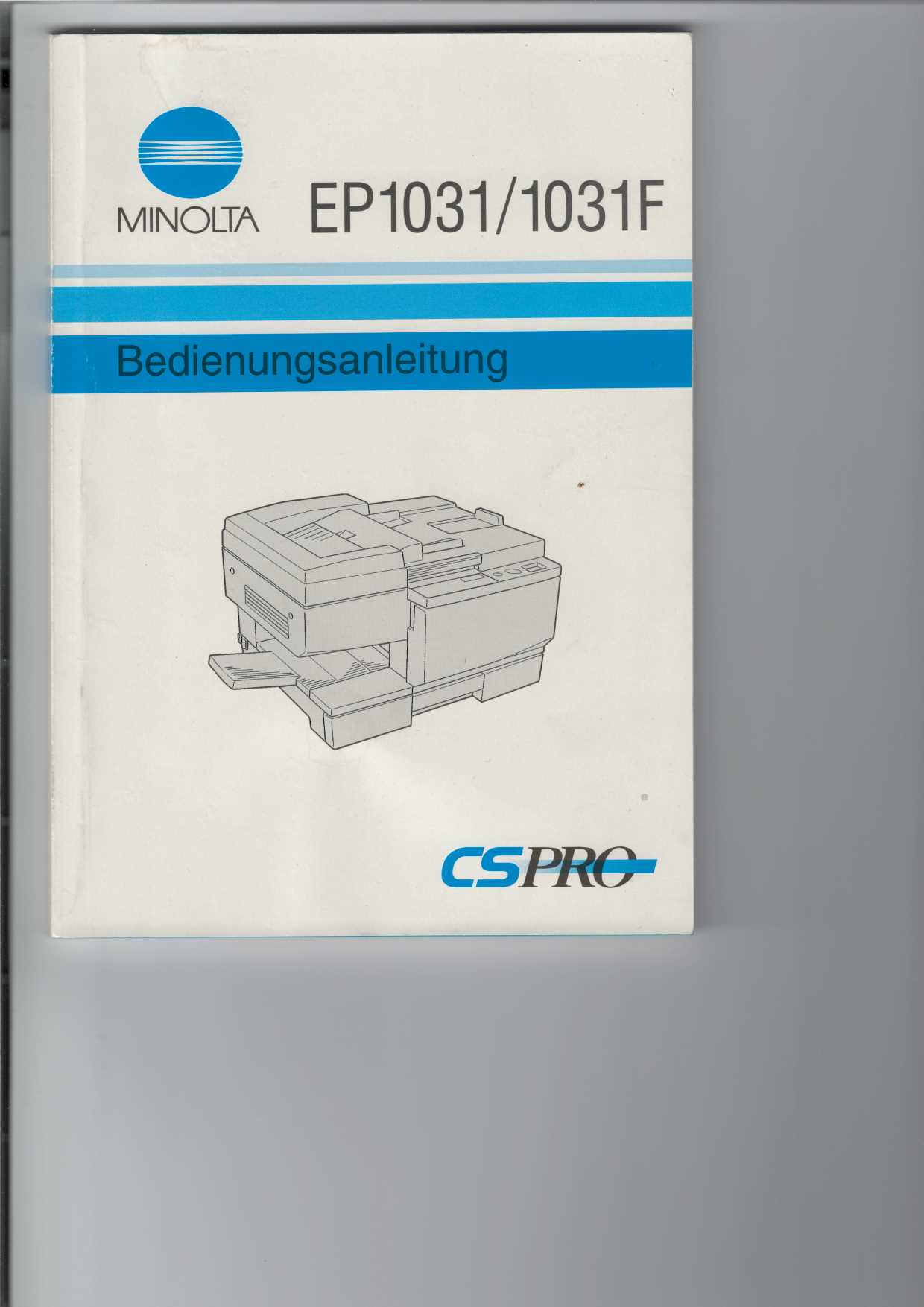   Bedienungsanleitung fr Kopierer EP 1031 / 1031 F Minolta. 