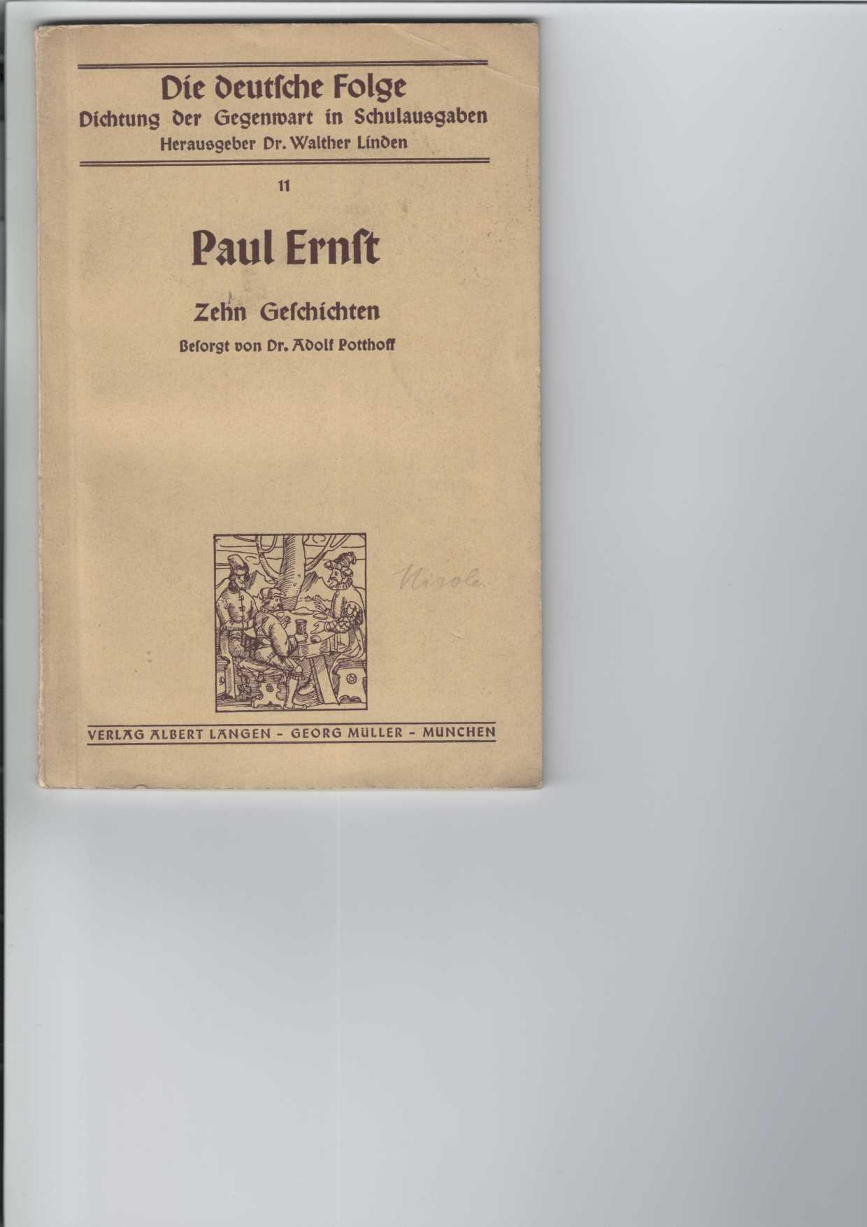 Ernst, Paul:  Zehn Geschichten. 