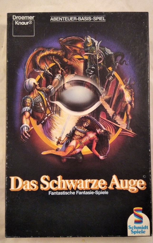 Schmidt Spiele 6011727: Das Schwarze Auge - Abenteuer-Basis-Spiel [Fantasy]. Achtung: Nicht geeignet für Kinder unter 3 Jahren. Vintage.
