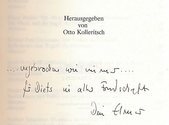 Das gebrochene Glücksversprechen. Zur Didaktik des Harmonischen in der Musik. Studien zur Wertungsforschung Bd. 33. - Kolleritsch, Otto (Hg.)