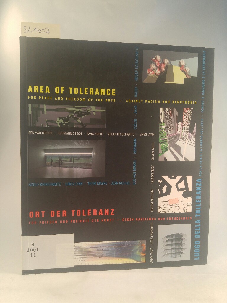 Area of Tolerance: For Peace and Freedom of the Arts - Against Racism and Xenophobia
