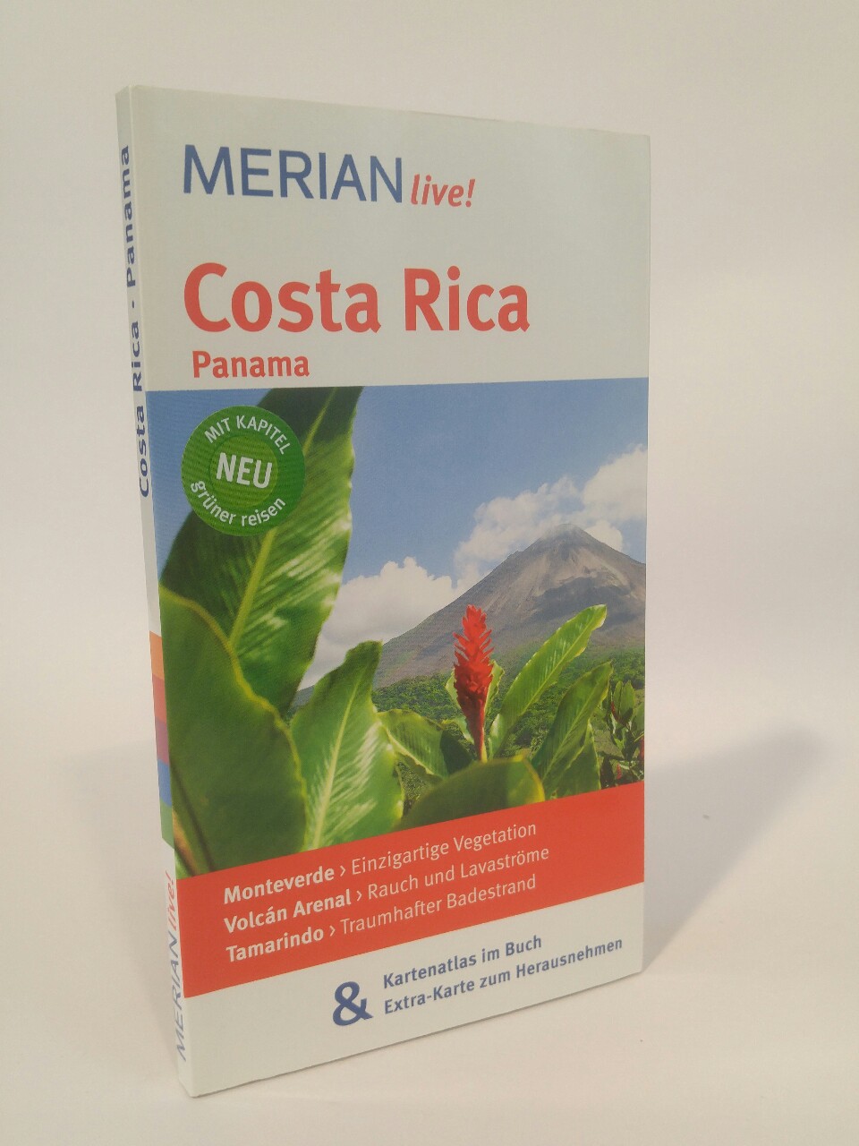 Costa Rica mit Panama [Neubuch] MERIAN live! - Mit Kartenatlas im Buch und Extra-Karte zum Herausnehmen 1. Auflage - Egelkraut, Otrun