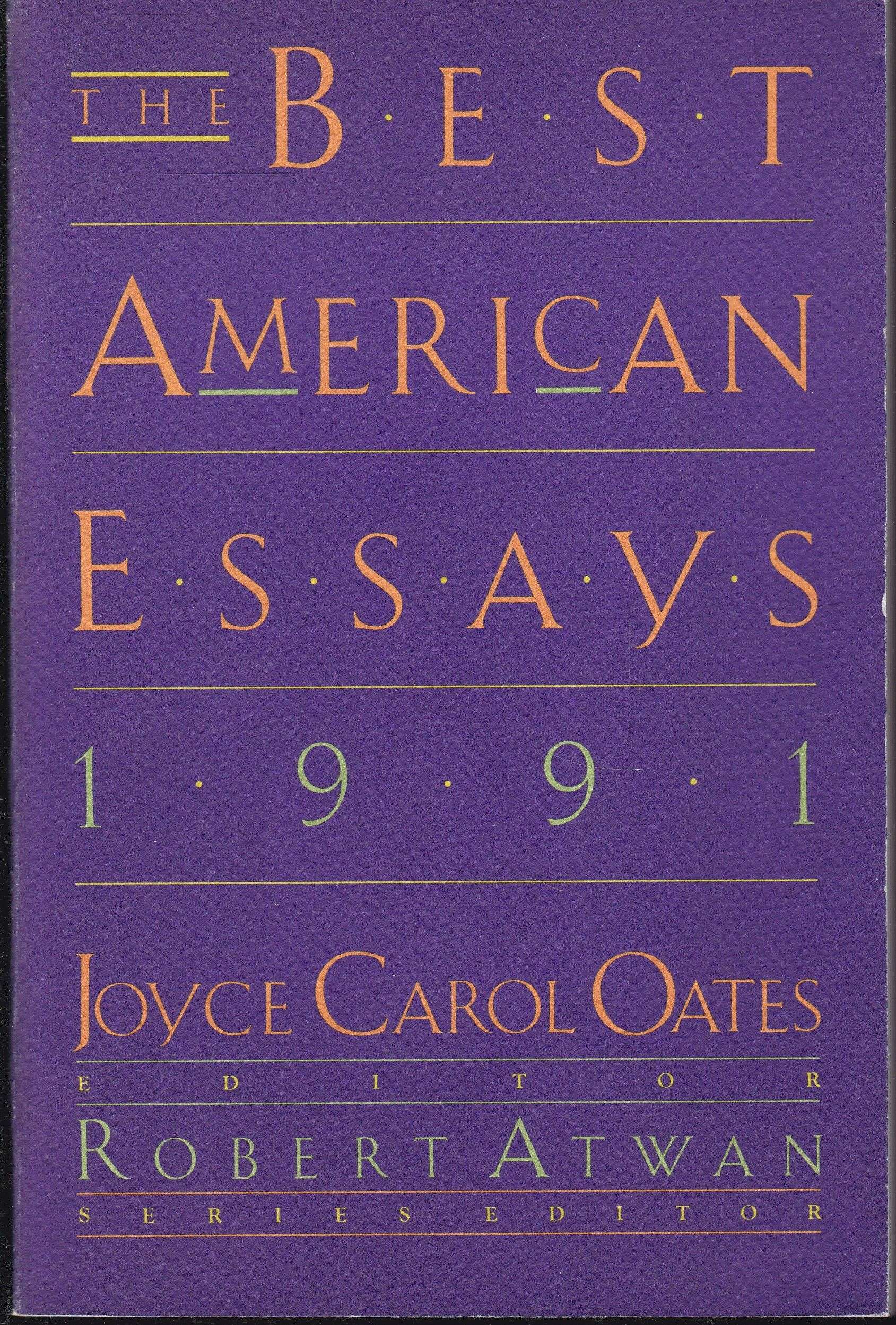 The Best American Essays, 1991