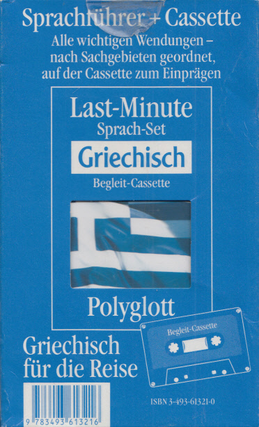 Polyglott Last Minute Sprach-Set mit Begleit-Cassette: Griechisch. Sprachführer Neugriechisch.