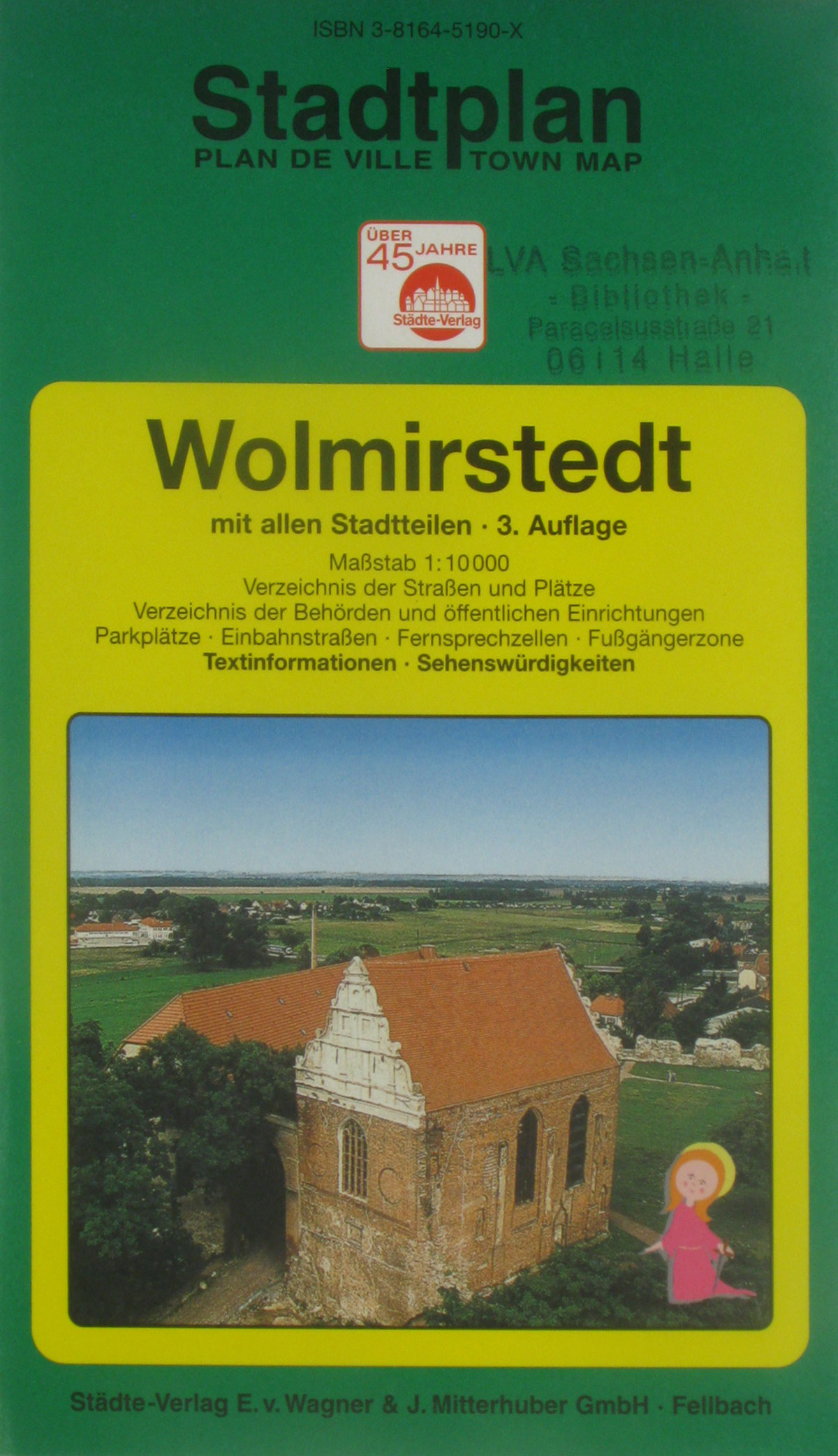 Stadtplan Wolmirstedt  3. Auflage