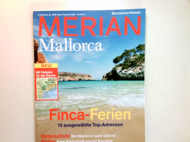 Mallorca. Merian 56, Jahrgang, Heft 2, - Saurma, Charlotte von (Herausgeber)