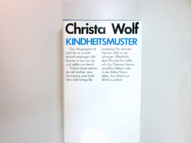 Kindheitsmuster.  8. Aufl. - Wolf, Christa