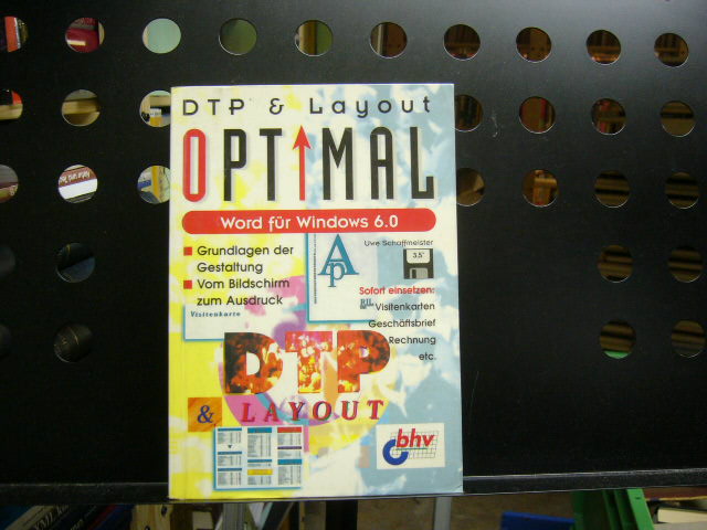 DTP & Layout Optimal Word für Windows 6.0. - Schaffmeister, Uwe