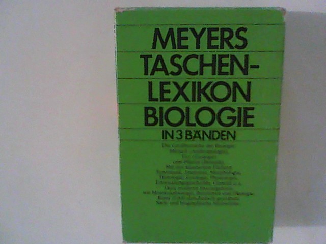Meyers Taschenlexikon Biologie in 3 Bänden