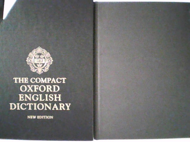 Compact Oxford English Dictionary Complete Text Reproduced Micrgraphically New Edition, second Edition - Simpson, J. A. and E. S. C. Weiner