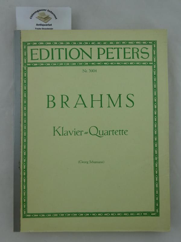 Brahms:  Quartette fr Klavier, Violine, Viola und Violoncello.10443. 