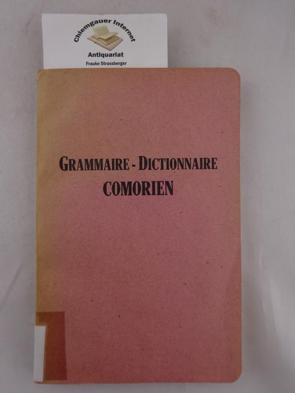Grammaire-Dictionnaire Comorien.