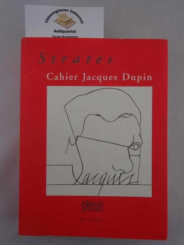 Strates Cahier Jacques Dupin.
