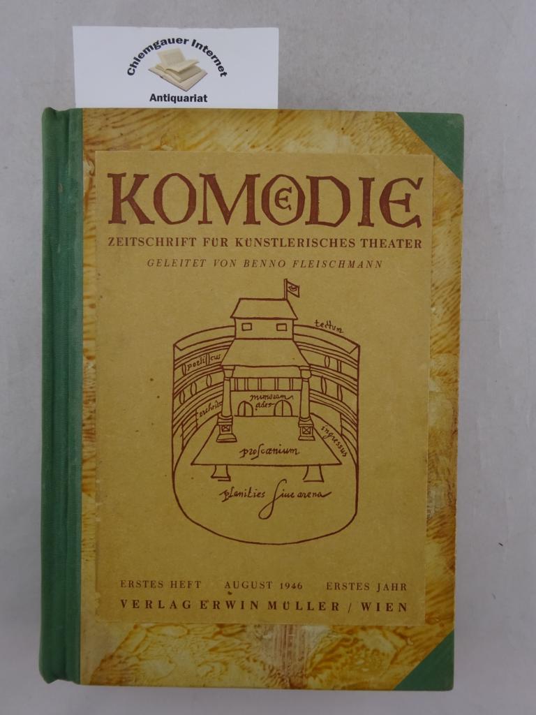 Komödie. Zeitschrift für künstlerisches Theater. Erstes Jahr (1. Jahrgang) 1946. ZWÖLF (12) Hefte in einem Band.