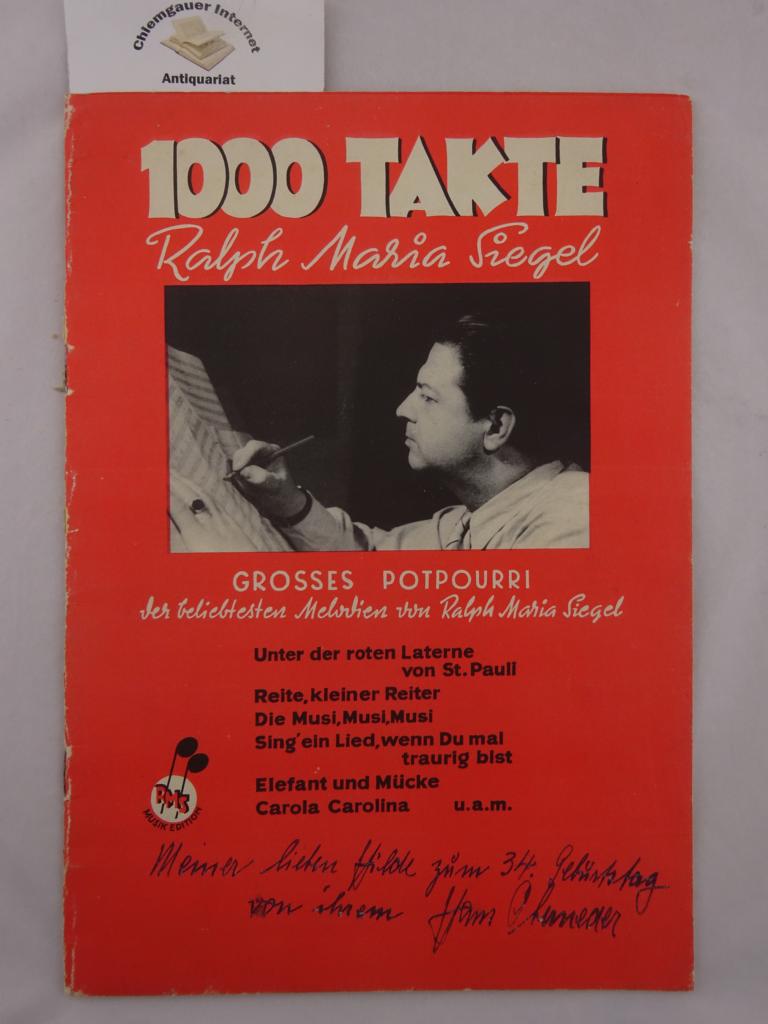 Siegel, Ralph Maria:  1000 Takte. 