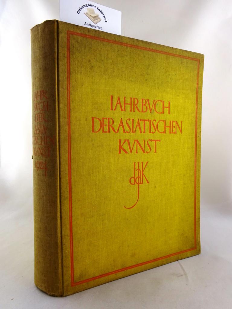 Jahrbuch der Asiatischen Kunst. ERSTER (1.) Band.