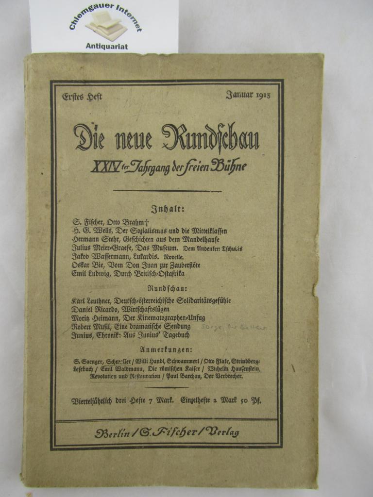 Musil, Robert:  Eine dramatische Sendung. ( ber Reinhard Sorge: Der Bettler)  Erstdruck Seite 127-129. 