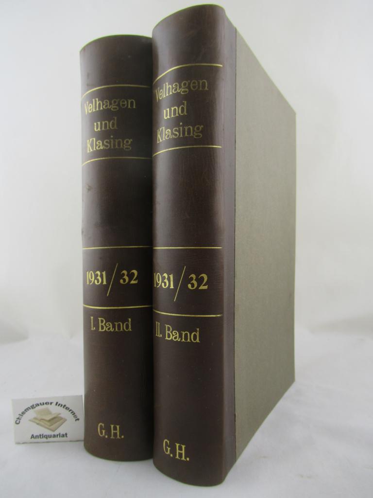 Velhagen & Klasings Monatshefte. 46. Jahrgang 1931 / 1932. ZWEI (2) Bände.