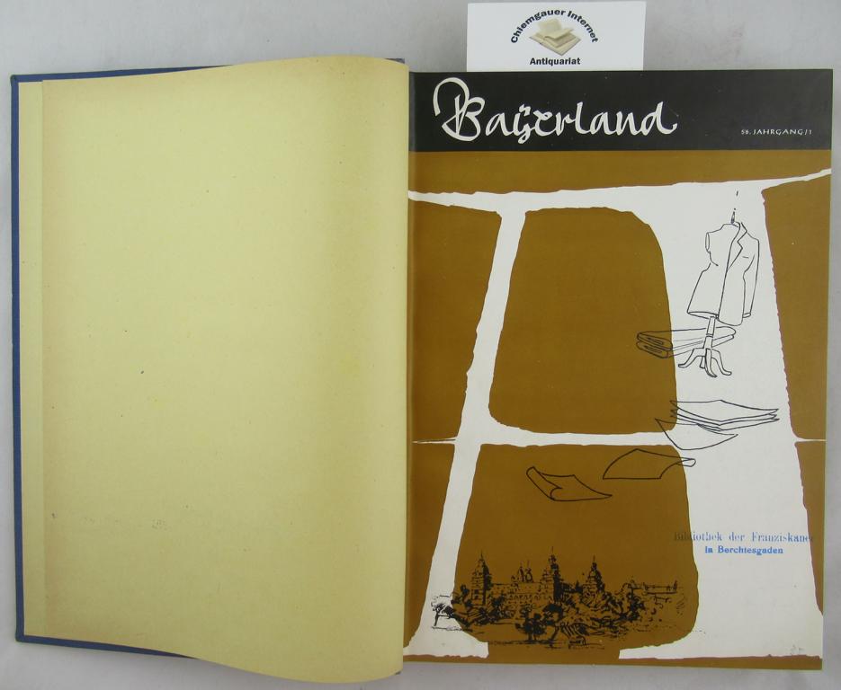 Bayerland. Die illustrierte bayerische Monatsschrift Jahrgang 1954. 56. Jahrgang.