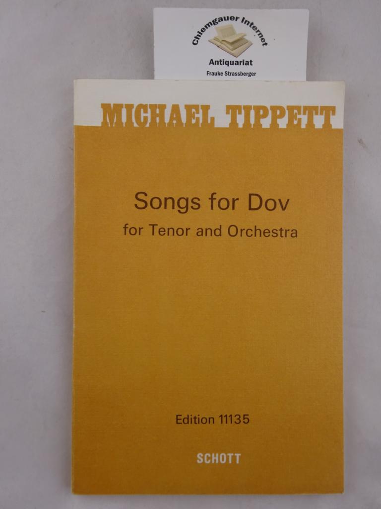 Songs for Dov. For Tenor and Orchestra.
