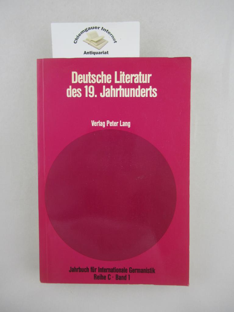 Wunberg, Gotthart und Rainer Funke:  Deutsche Literatur des 19. Jahrhunderts (1830-1895). Erster Bericht: 1960-1975. 