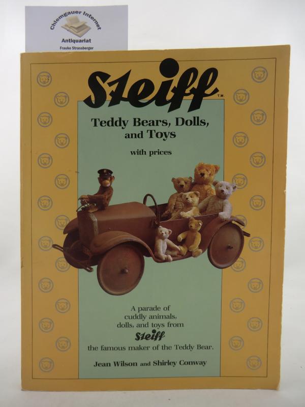 Steiff - Teddy Bears, Dolls and Toys with prices. A parade of cuddly dolls, and toys from Steiff the famous maker of the Teddy Bear.