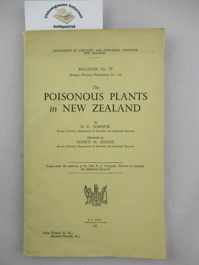 Connor, H. E.:  Poisonous Plants in New Zealand. Illustrated by Nancy M. Adams. 