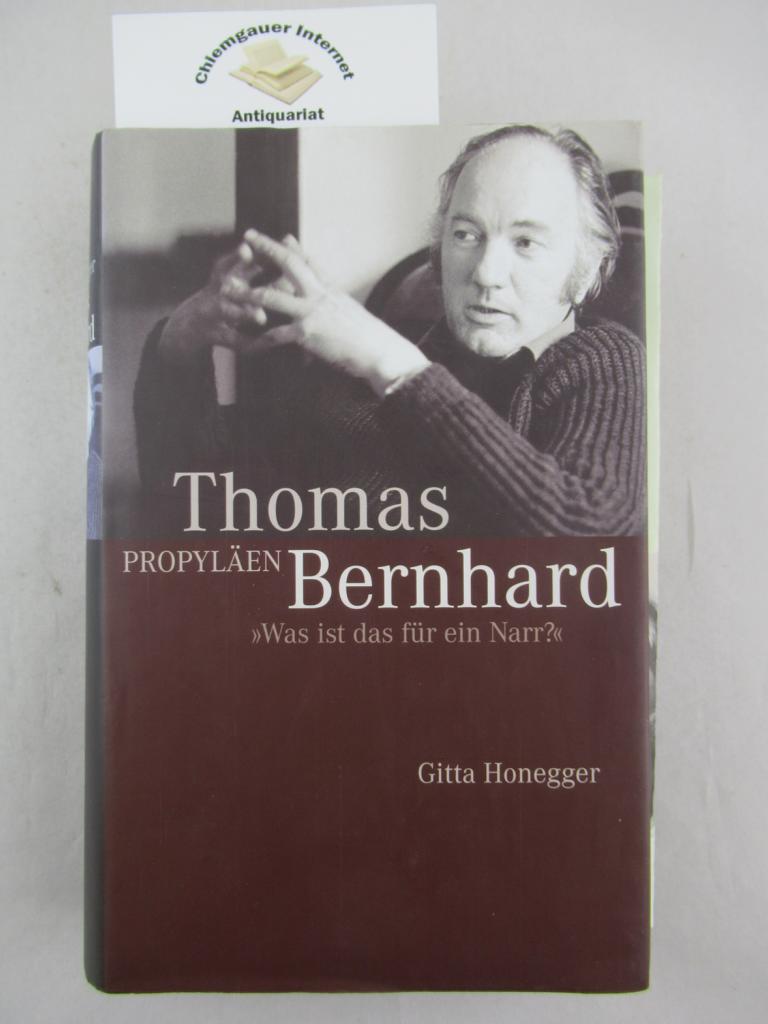 Honegger, Gitta:  Thomas Bernhard : 