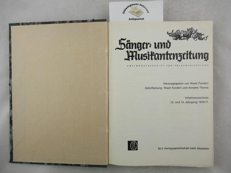 Fanderl, Wastl (Hrsg.):  Snger- und Musikantenzeitung. Zweimonatsschrift fr Volksmusik. 