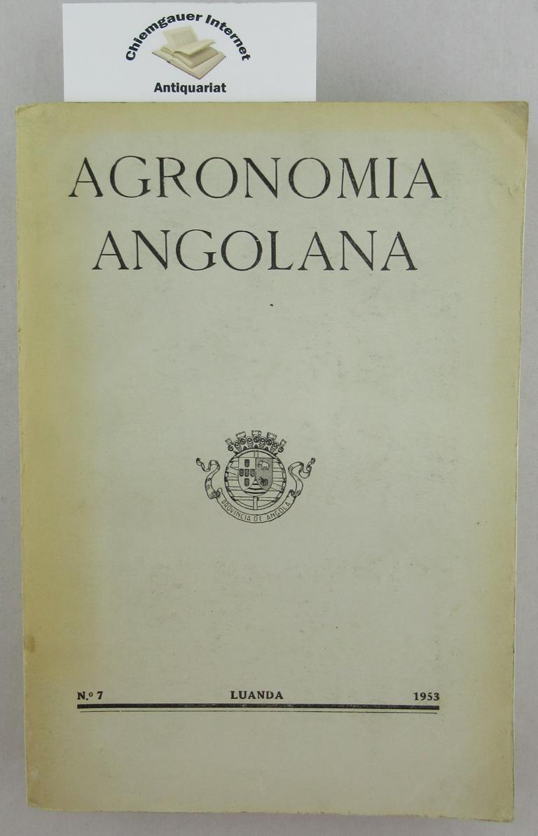 Agronomia Angolana. Nr.7 1953