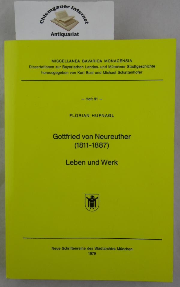 Nerdinger, Winfried (Herausgeber):  Gottfried von Neureuther : Architekt der Neorenaissance in Bayern ; 1811 - 1887 ; aus den Beständen der Architektursammlung der Technischen Universität München. 