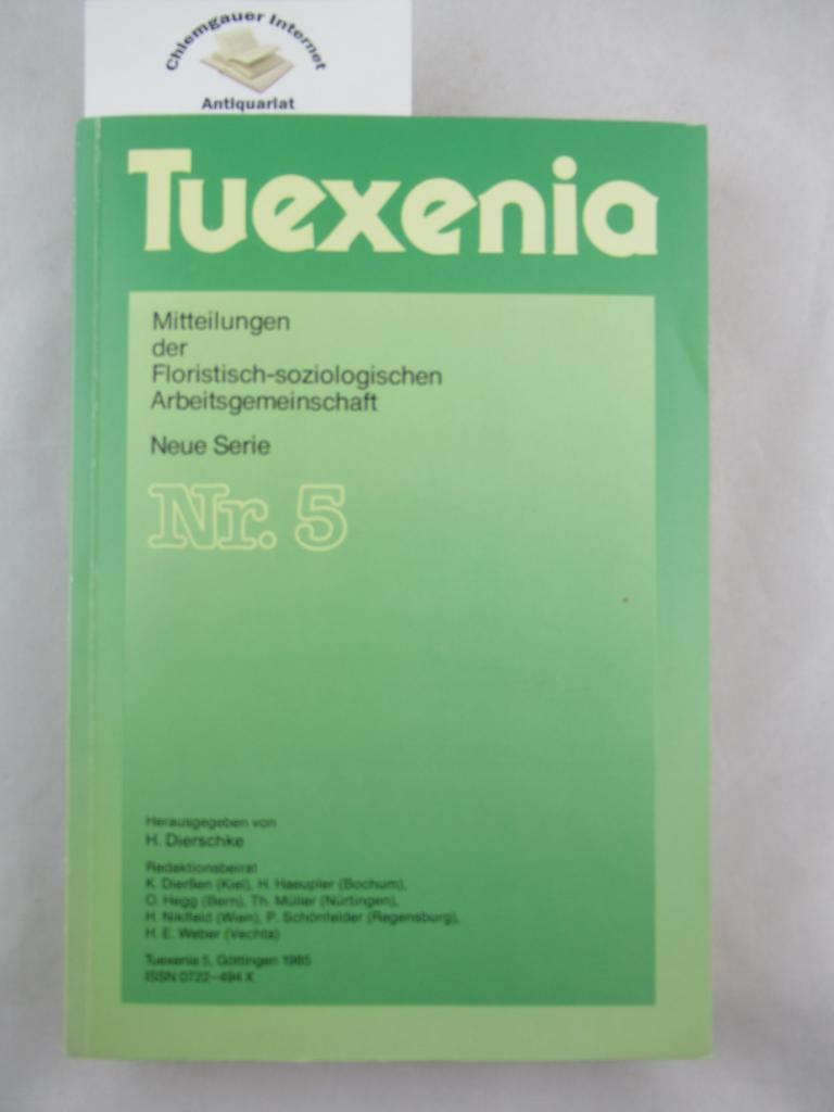 Tuexenia. Mitteilungen der floristisch-soziologischen Arbeitsgemeinschaft. Neue Serie, Band 5.