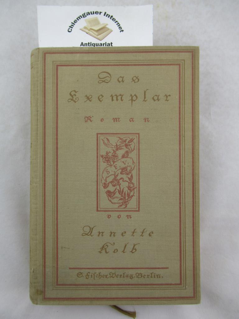 Kolb, Annette:  Das Exemplar : Roman. 