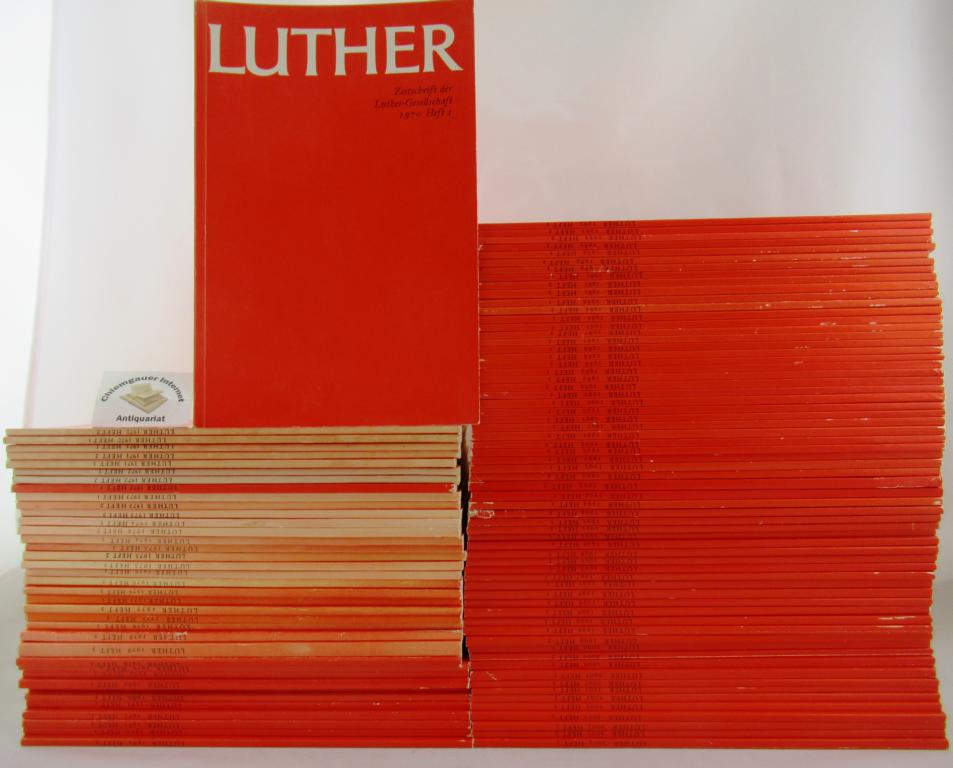 LUTHER. Zeitschrift der Luther-Gesellschaft. Jahrgang 1970 - 2003.  DREIUNDDREISSIG Jahrgänge.   ( So vollständig)