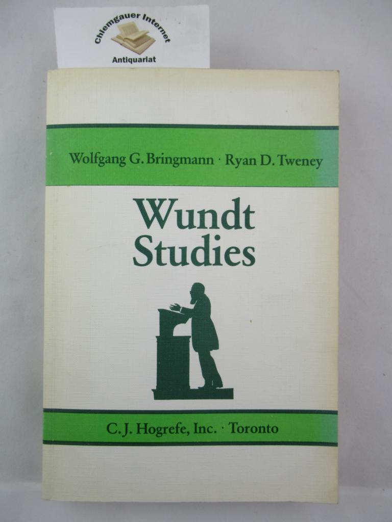 Bringman, Wolfgang G. and Ryan D. Tweney ( ed.):  Wundt Studies. A Centennial collection. 