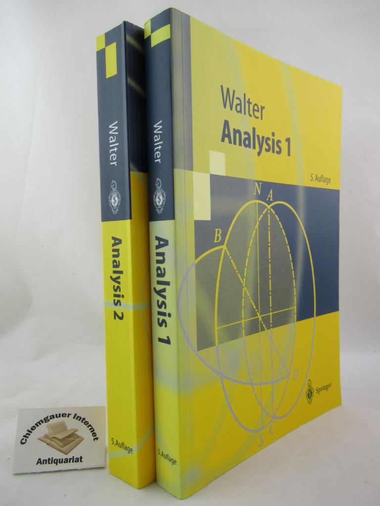 Walter, Wolfgang:  Analysis Teil: 1 und 2.  ZWEI Bnde. 