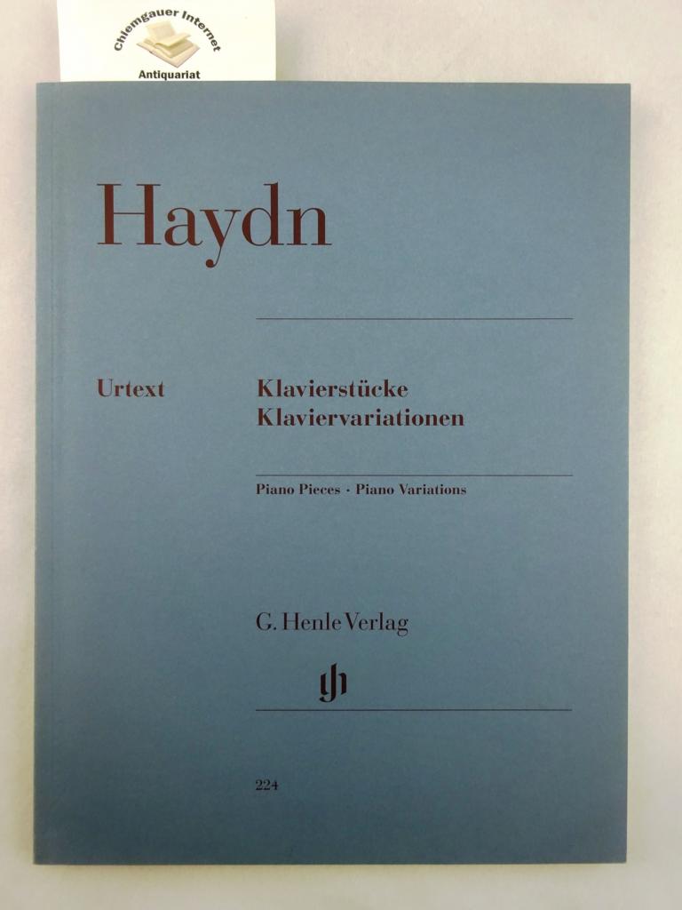 Haydn, Joseph:  Klavierstcke. Klaviervariationen. 
