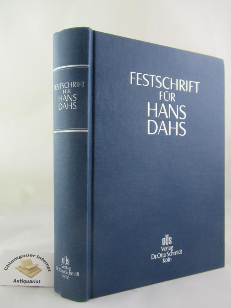 Widmaier, Gunter, Heiko Lesch Bernd Mssig u. a.:  Festschrift fr Hans Dahs. 
