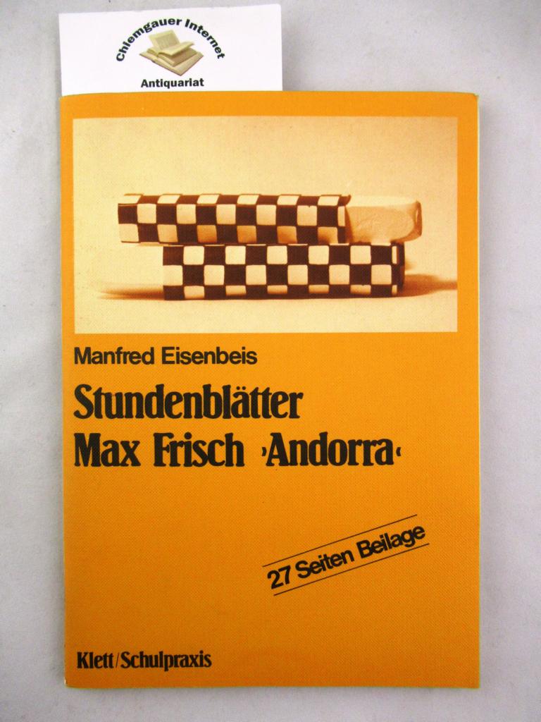 Stundenblätter Max Frisch "Andorra".