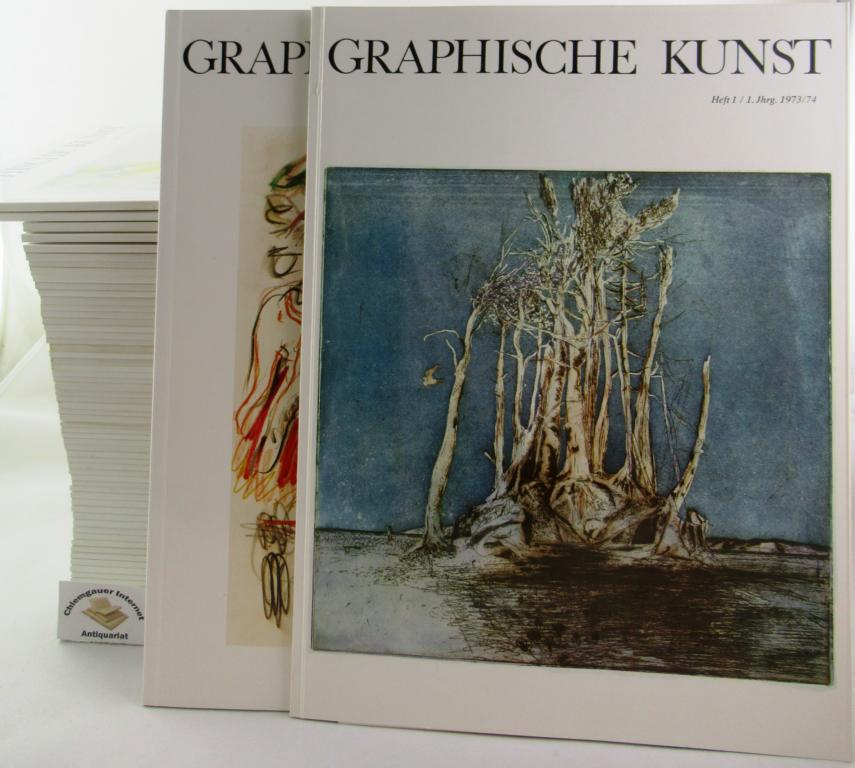 Visel, Curt (Hrsg):  Graphische Kunst. Zeitschrift fr Graphikfreunde.  Hefte 1/1. Jahrgang (1973/74) bis 59.  Heft 2 (2002). GESAMT : 59 Hefte. 