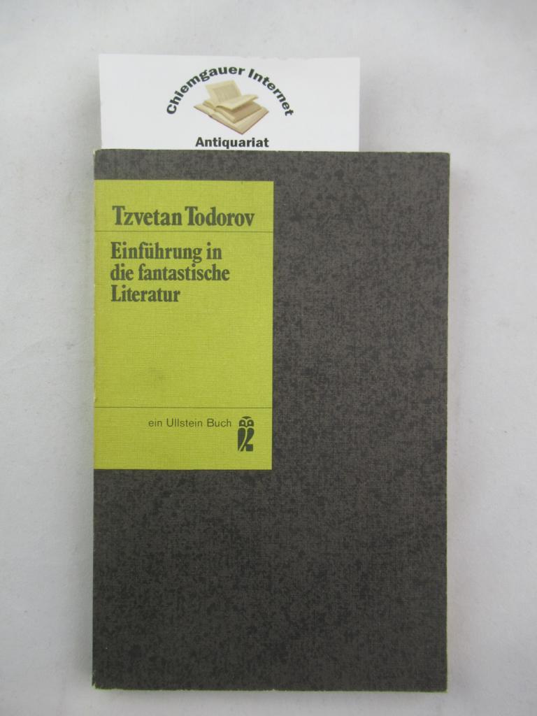 Todorov, Tzvetan:  Einfhrung in die fantastische Literatur. 
