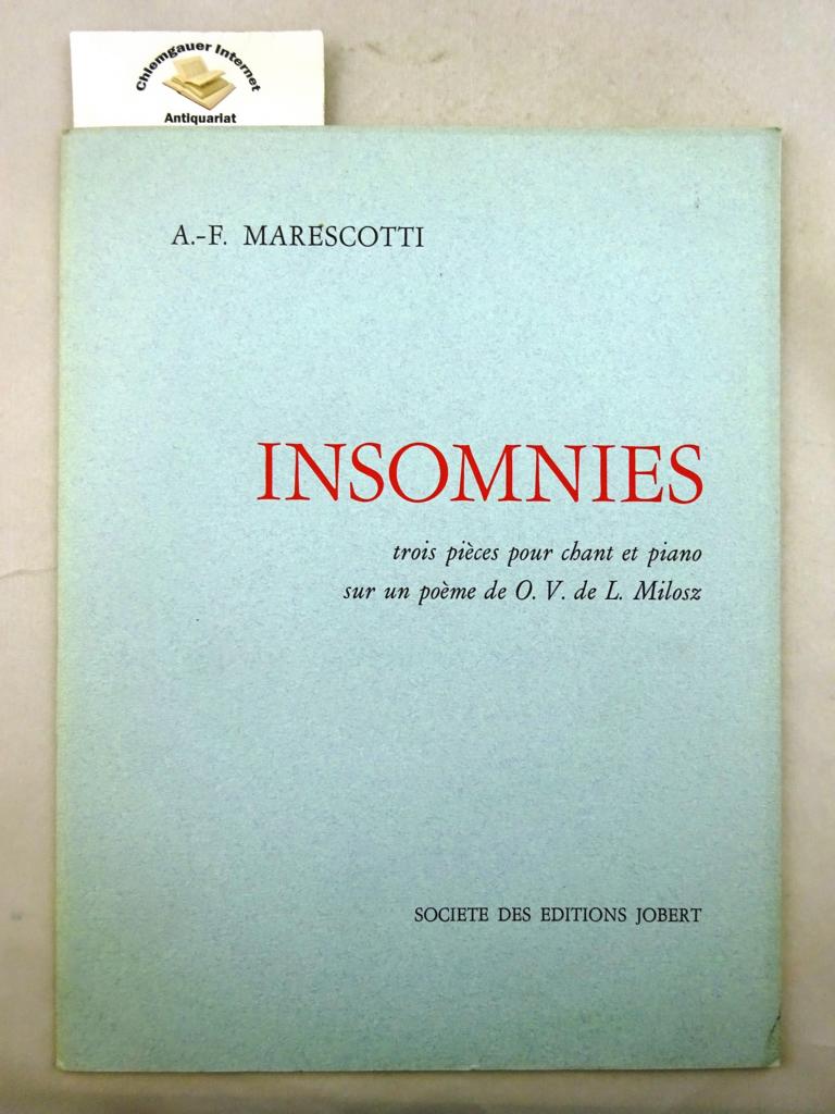Marescotti:  Insomnies. 