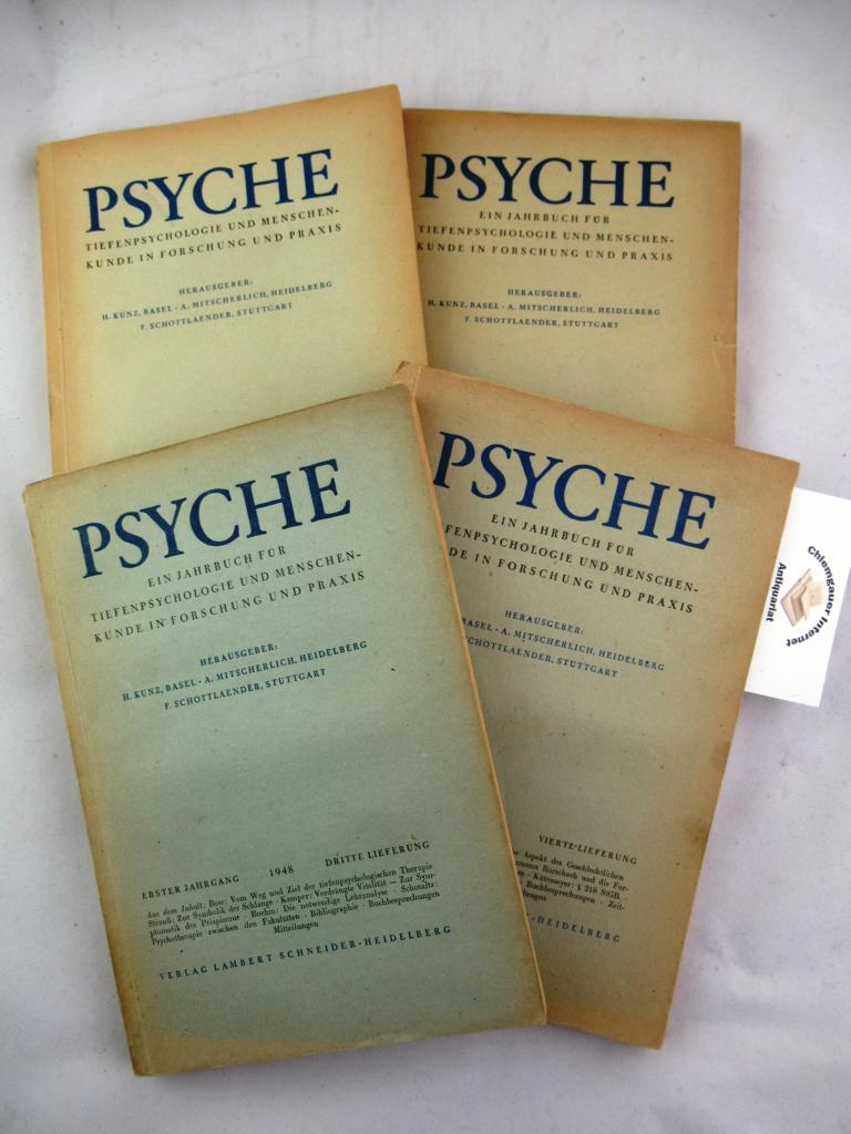 Psyche. Tiefenpsychologie und Menschenkunde in Forschung und Praxis. Band I, 1947, Folge 1 - 4.