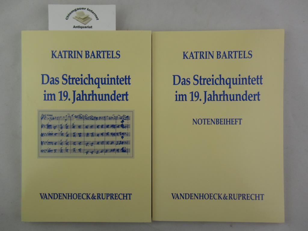 Das Streichquintett im 19. Jahrhundert.. Mit einem Notenbeiheft. ZWEI Bände.