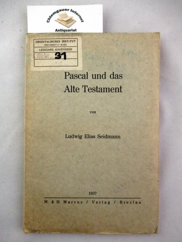 Pascal und das Alte Testament.