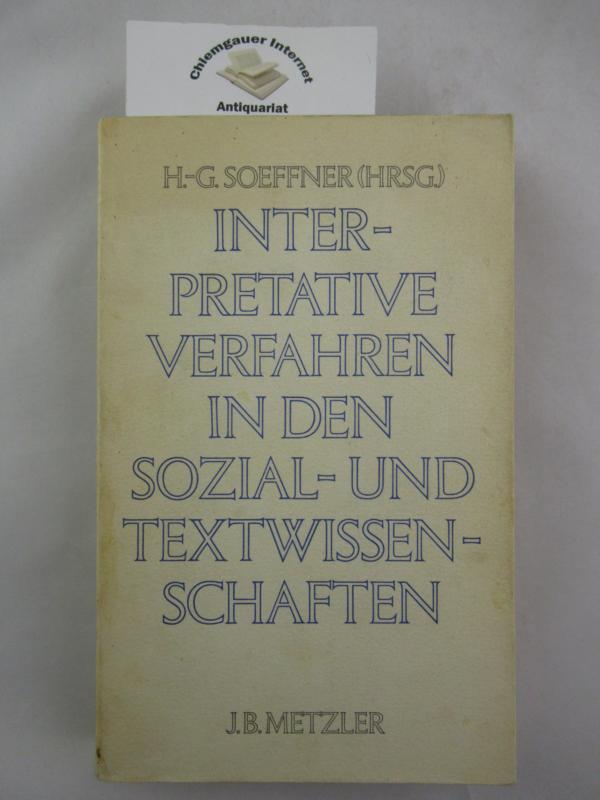 Interpretative Verfahren in den Sozial- und Textwissenschaften.