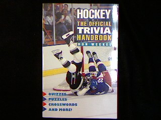 The Official Trivia Handbook. - Weekes, Don