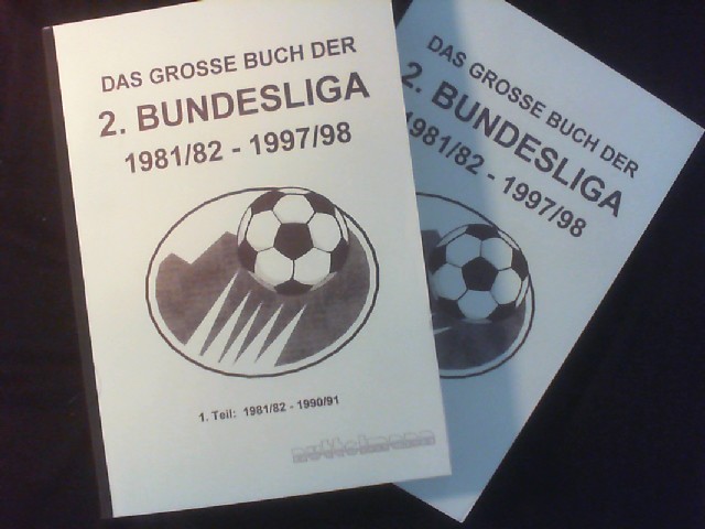 Das grosse Buch der 2. Bundesliga 1981/82 - 1997/98.  2 Bände (von 2) - Nuttelmann, Uwe (Hg.)