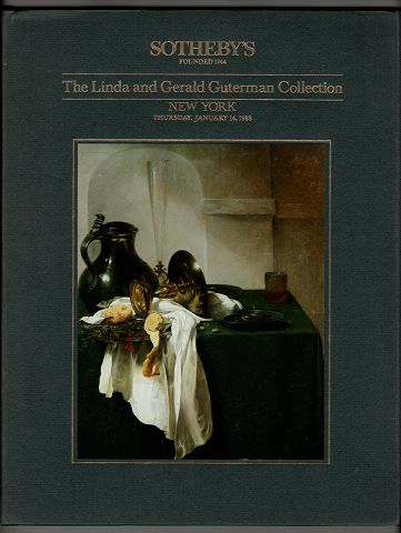 Sotheby`s New York:  The Linda and Gerald Gutermann Collection. Auction, Thursday, January 14, 1988 at 10:30 am. Sotheby`s New York. 