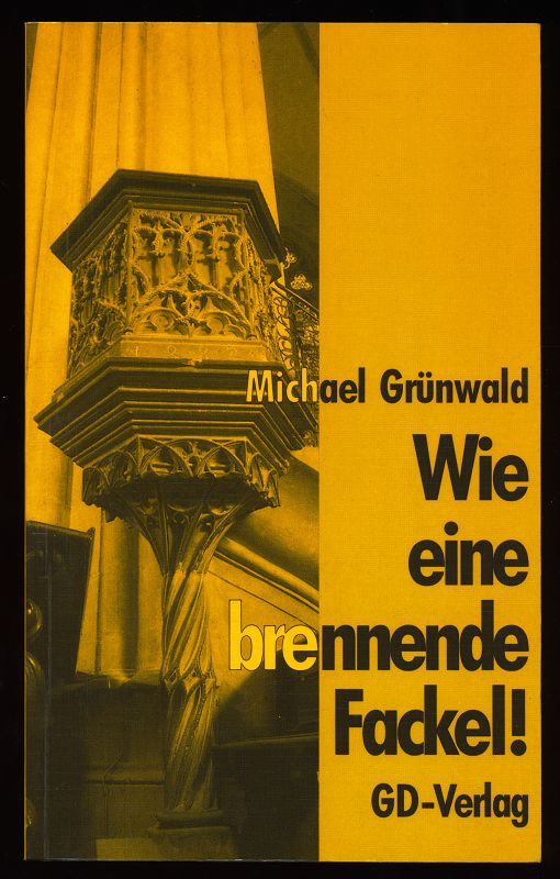 Grünwald, Michael:  Wie eine brennende Fackel! Verkündigung im Regensburger Dom. Lesejahr A,B, C - die Ersten Lesungen. 